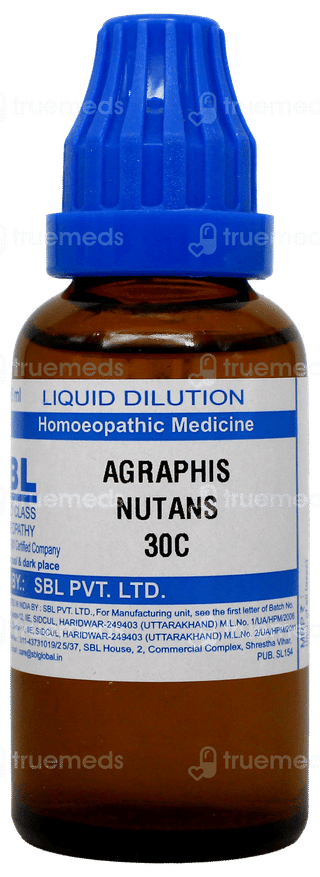 Sbl Agraphis Nutans 30C Dilution 30Ml